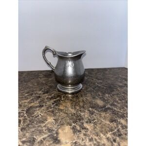 Wilton Armetale Plough Tavern-  Pewter Mini Creamer 3" Tall